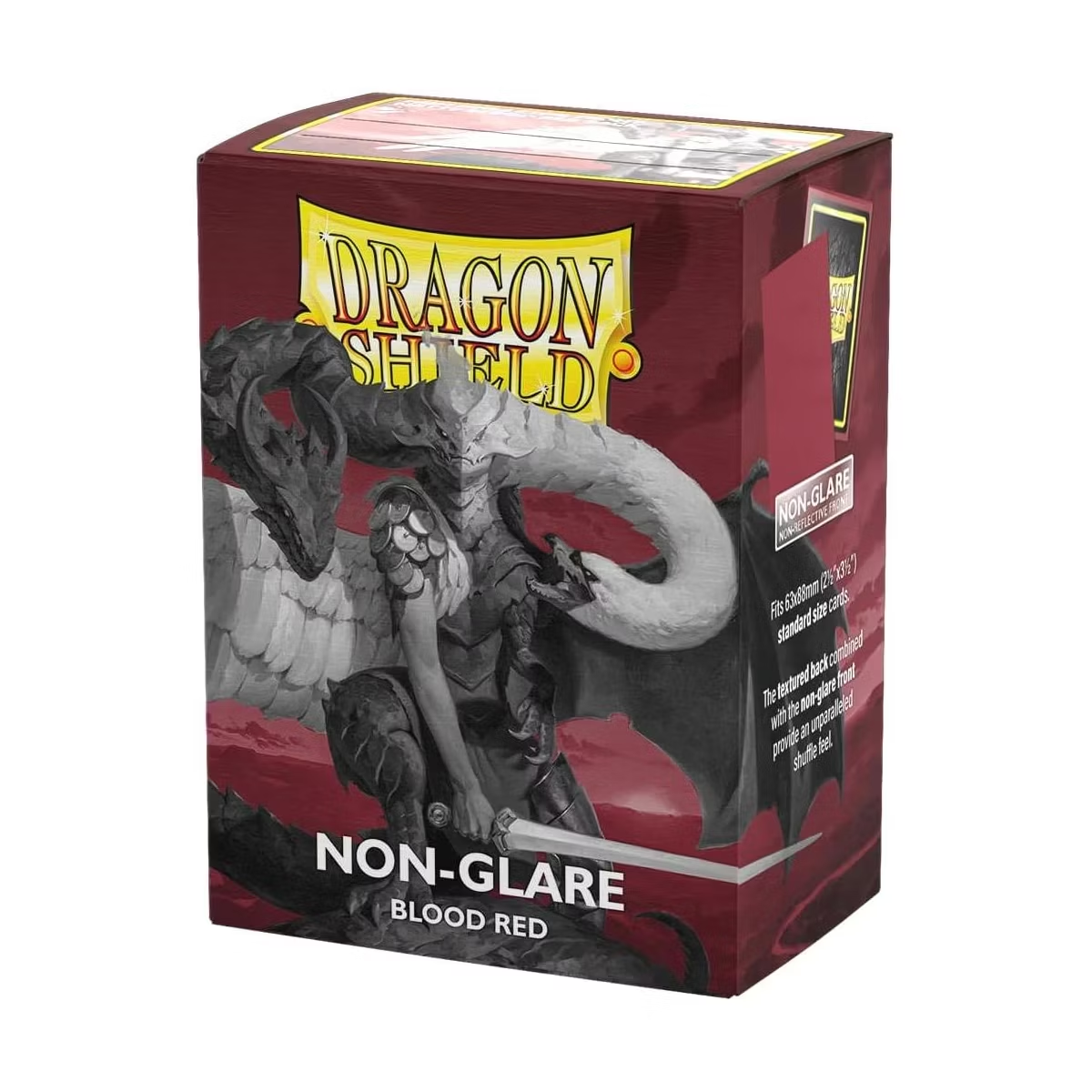Dragon Shield Non-Glare Matte Blood Red Sleeves (100-Pack) - Dragon Shield Card Sleeves