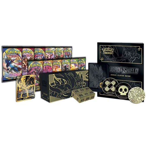 Pokemon Sword & Shield  Elite Trainer Box Plus [Random - Zamenta or Zacian]