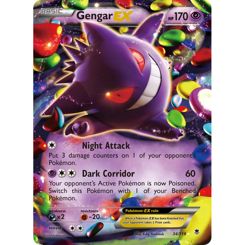 [NM] Gengar EX #34/119-XY - Phantom Forces