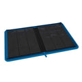 ARCANE FORTRESS: NEON COLOR: NEON BLUE 9-POCKET ZIPPER BINDER