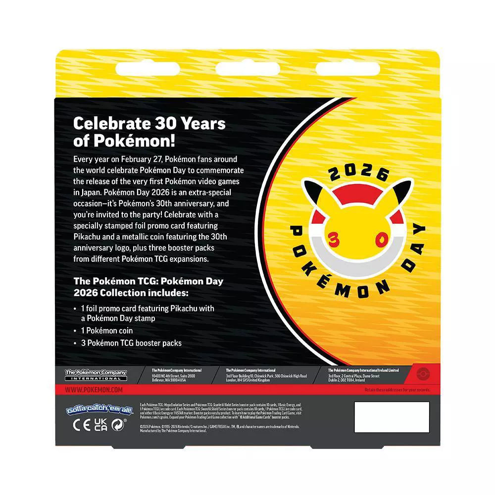 Pokémon Trading Card Game : Pokémon Day 2026 Collection