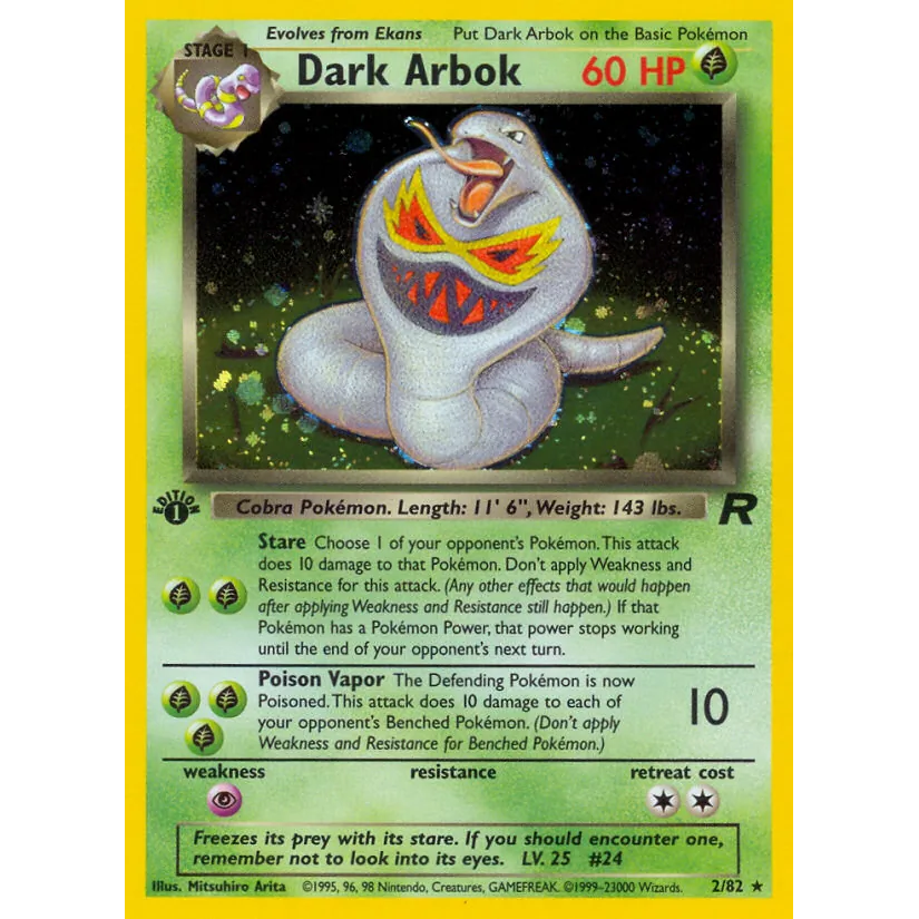 [NM] Dark Arbok (2) #02/82-Team Rocket