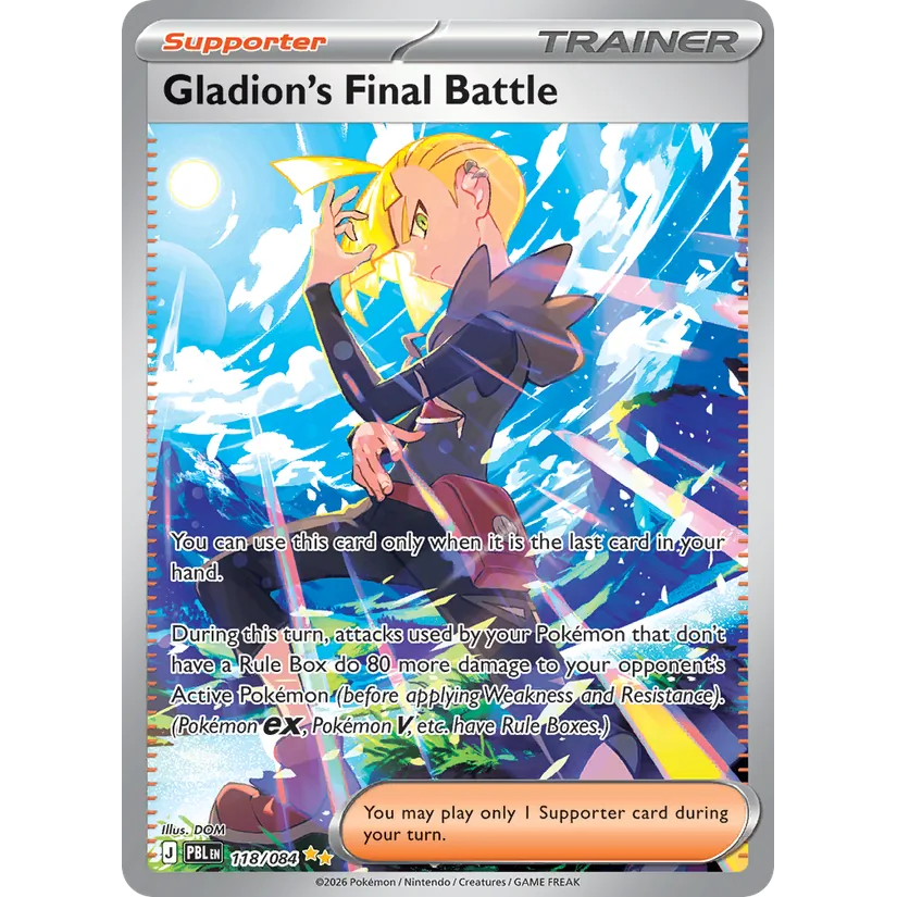 [NM] Gladion's Final Battle #118/084-ME05: Pitch Black