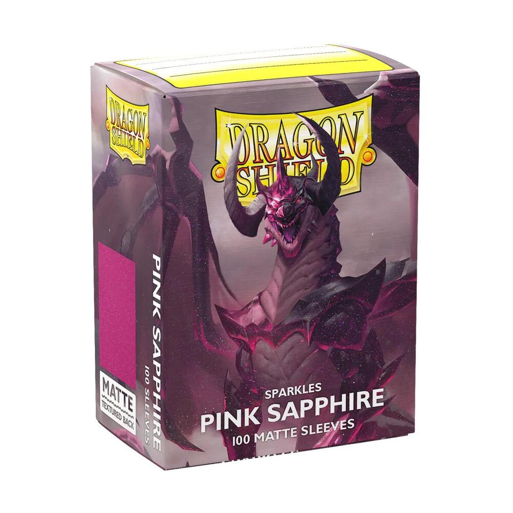 Dragon Shield Dual Matte Standard Sleeves - Pink Sapphire (100-Pack) - Dragon Shield Card Sleeves