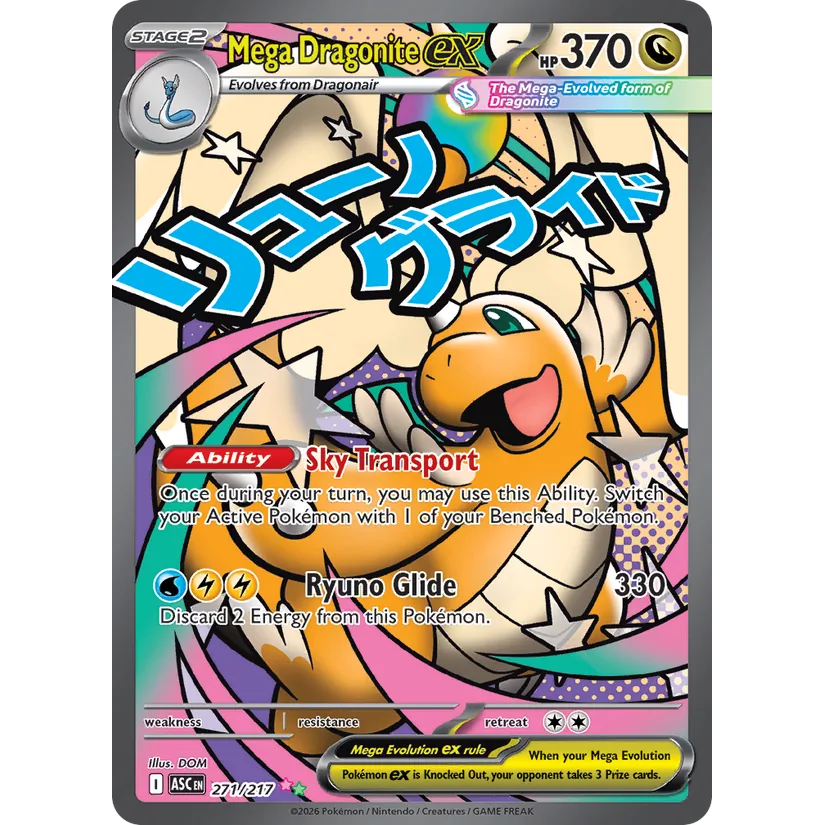 [NM] Mega Dragonite ex #271/217-ME: Ascended Heroes