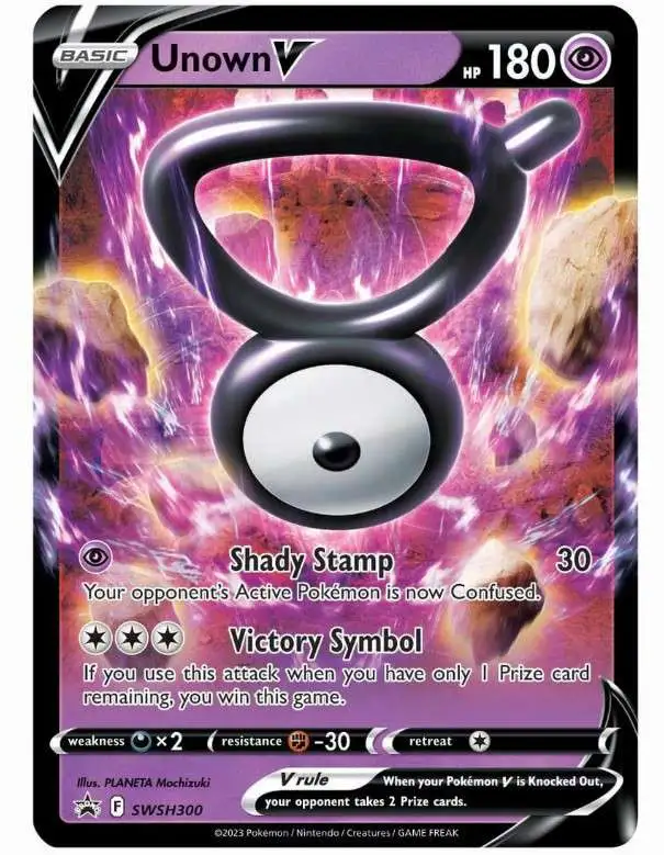 Pokemon Crown Zenith Unown V & Lugia V Exclusive Special Collection [5 Booster Packs, 2 Promo Cards, Oversized Card, Pin & More]