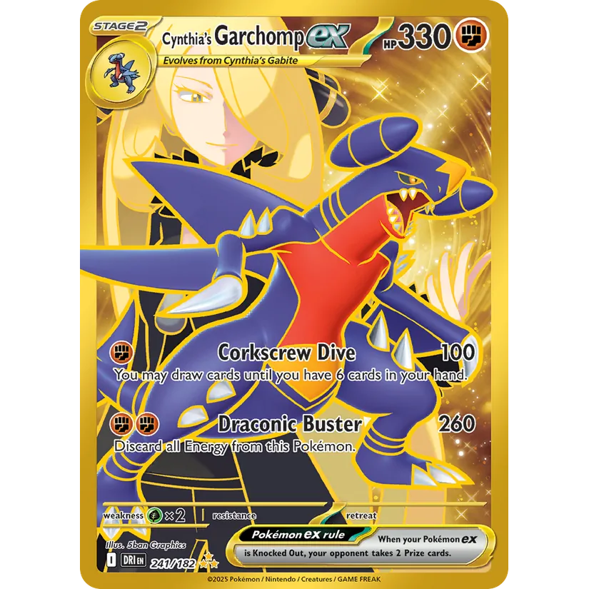 [NM] Cynthia's Garchomp ex #241/182-SV10: Destined Rivals
