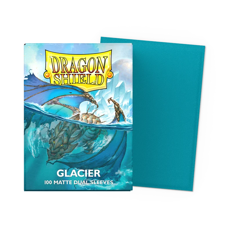 Dragon Shield Matte Dual Card Sleeves - Glacier (100-Pack) - Dragon Shield Card Sleeves