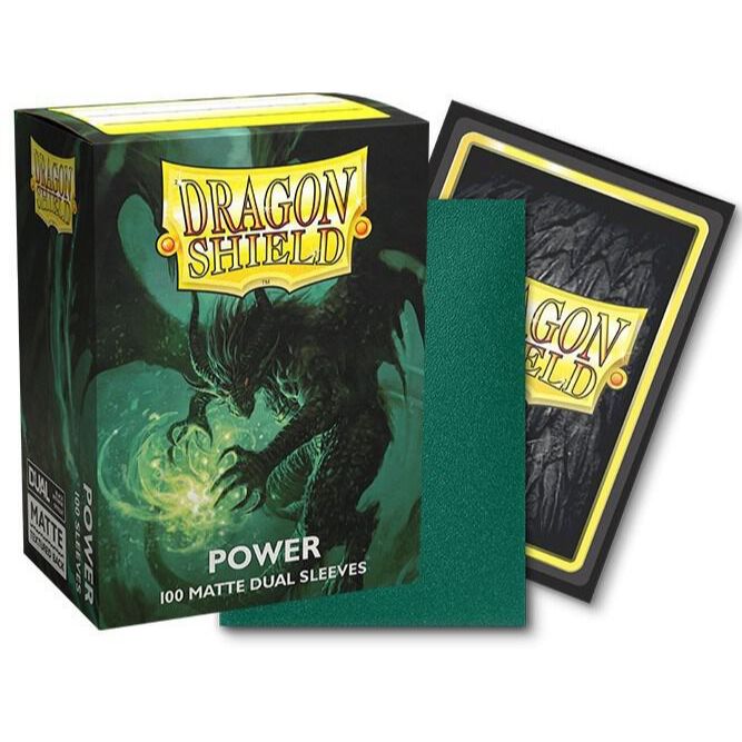 Dragon Shield Sleeves: Standard Matte Dual 100 Count - Power