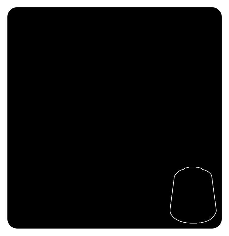 Warhammer Colour Paint: Base - Abaddon Black (12ml)