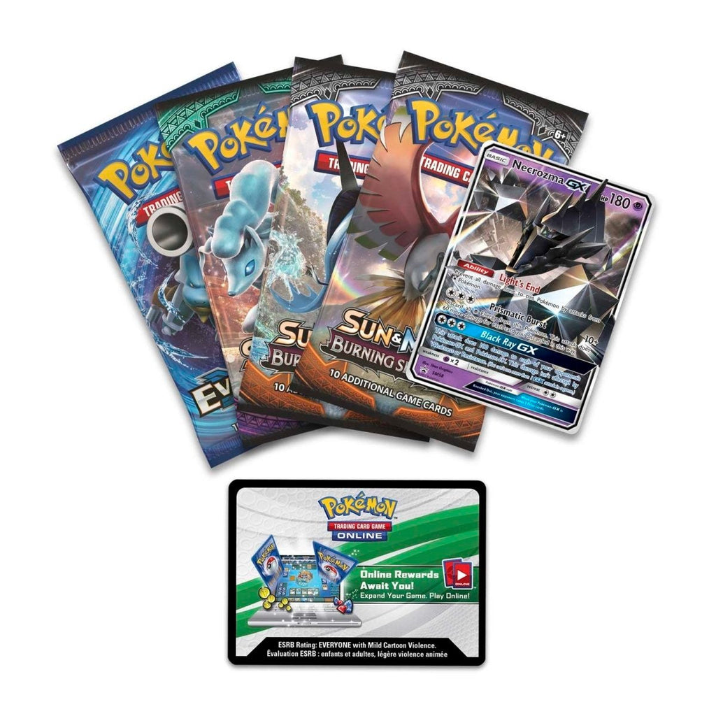 Pokemon TCG: Mysterious Powers Necrozma GX Tin Set [4 Booster Packs & Promo Card]