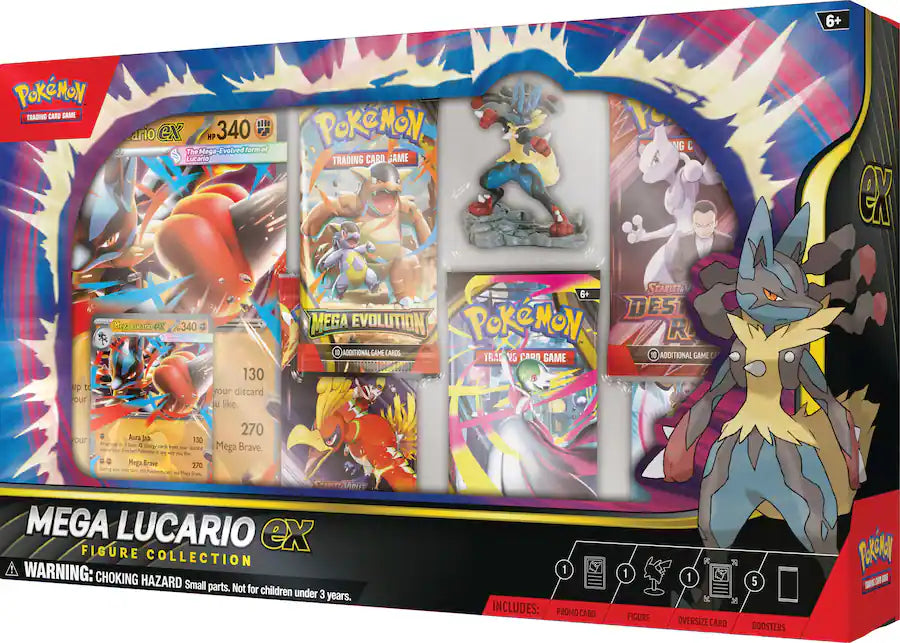 Pokémon - Trading Card Game: Mega Lucario ex Figure Collection