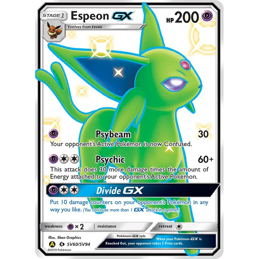[NM] Espeon GX #SV60/SV94-Hidden Fates: Shiny Vault