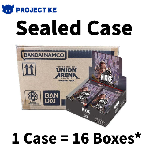 Union Arena TCG: Goddess of Victory: Nikke - Booster Box (Sealed Case of 16, all 4 designs Storage BOXES included))