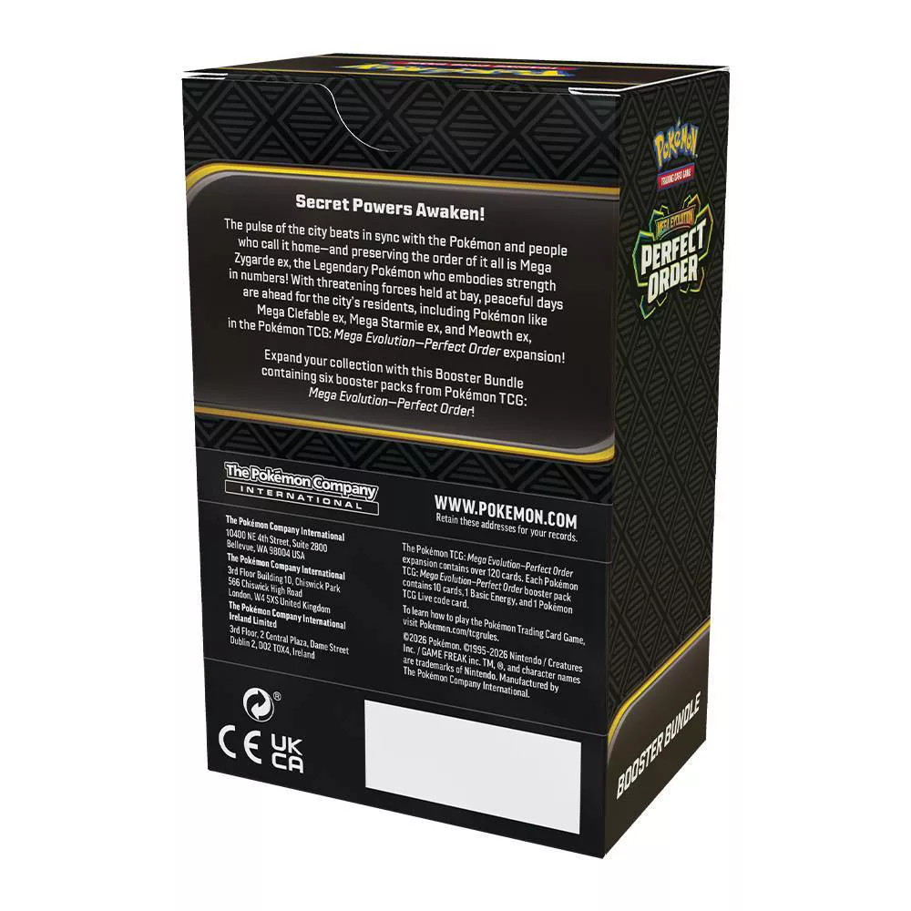 Pokémon TCG: Mega Evolution—Perfect Order Booster Bundle