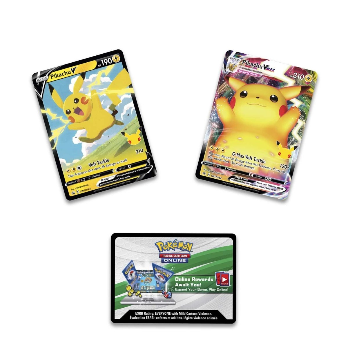 Pokémon TCG 25th Anniversary Celebrations Premium Pikachu VMAX Figure Collection Box