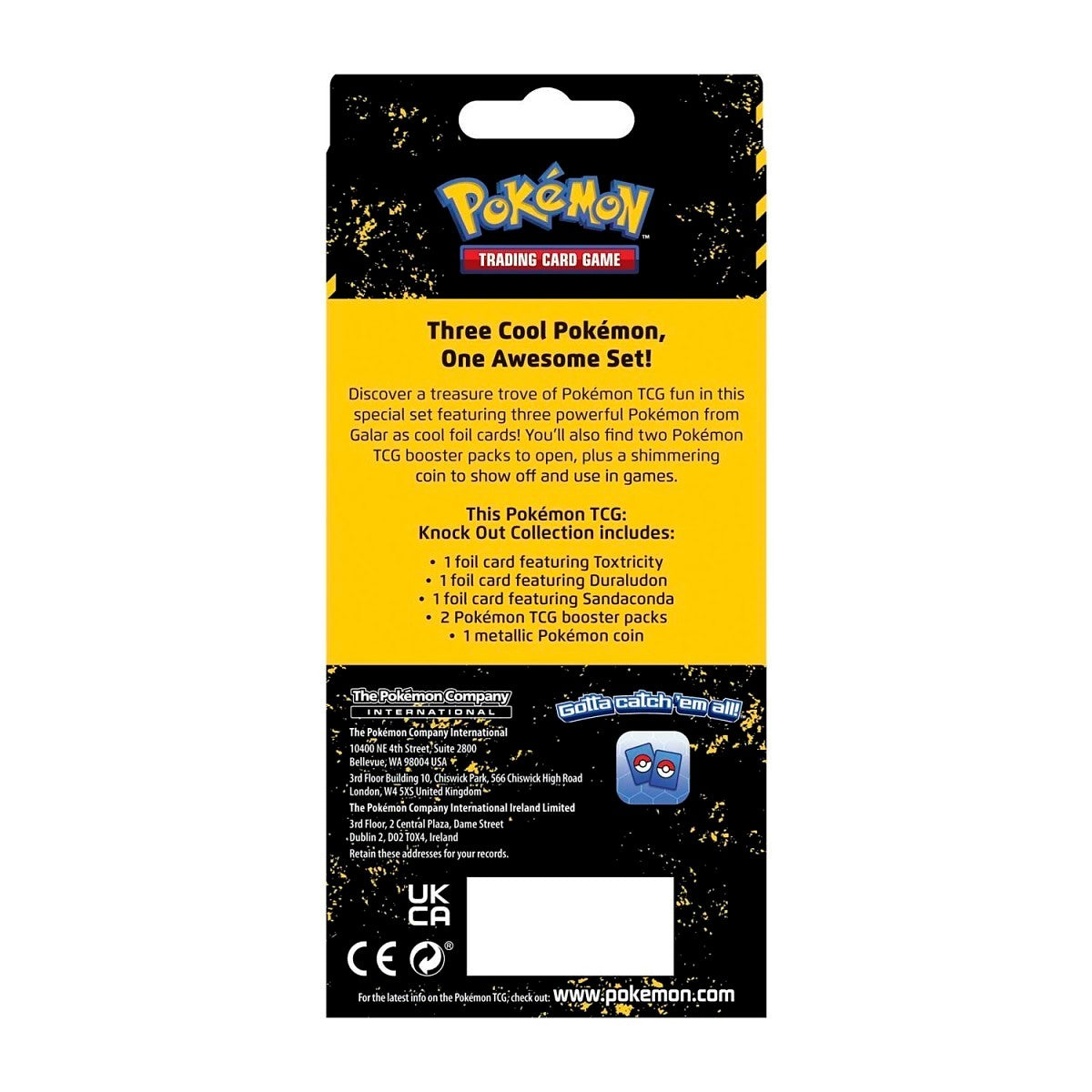 Pokémon TCG: Knock Out Collection (Toxtricity, Duraludon & Sandaconda)