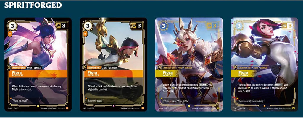 Riftbound: League of Legends TCG Spiritforged - Champion Deck: Fiora