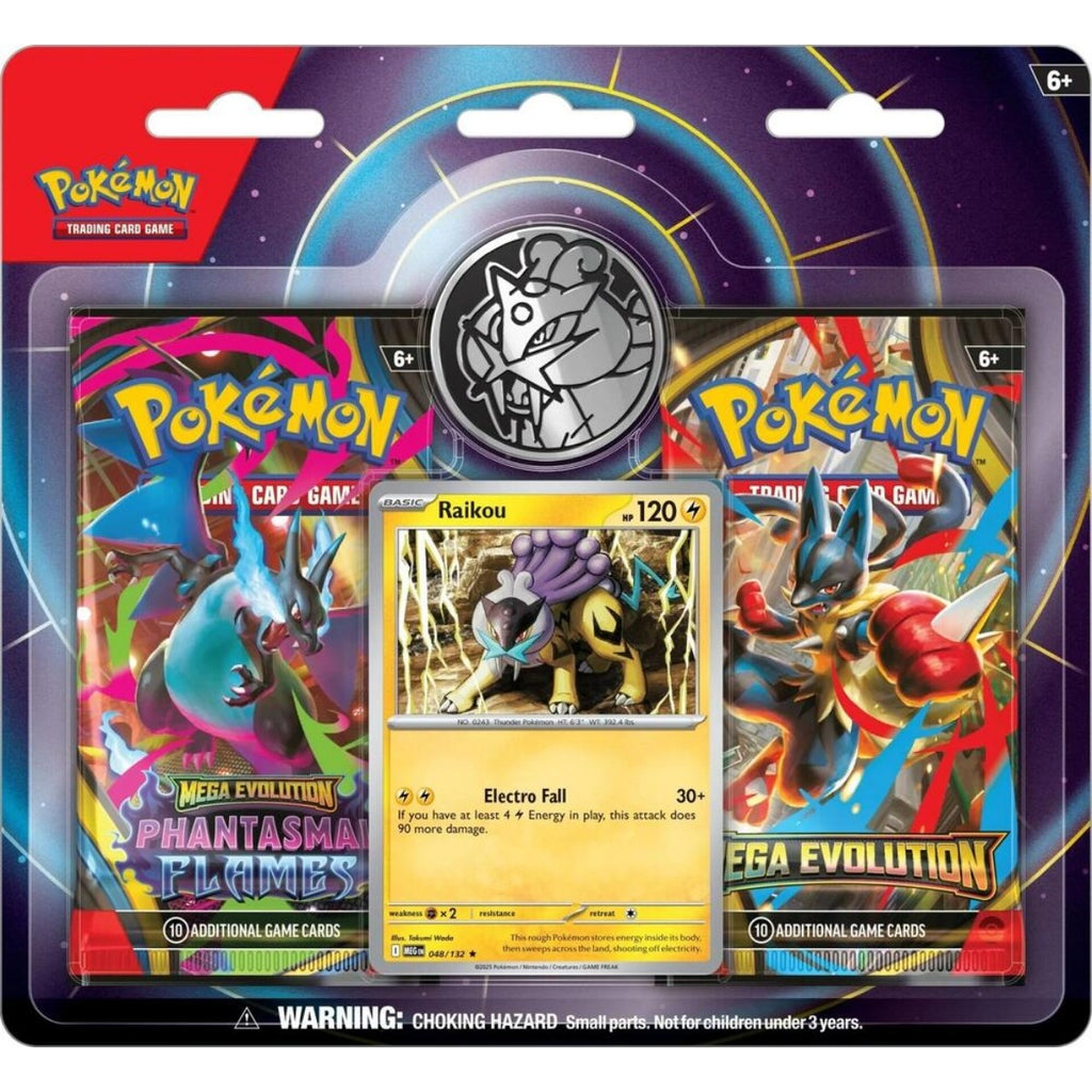 Pokemon TCG: Enhanced 2 Pack Blister - Raikou