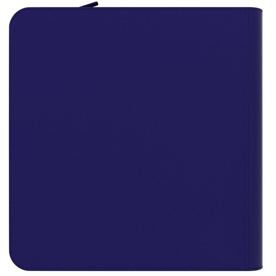 ARCANE FORTRESS: SOLID COLOR: PURPLE 12-POCKET ZIPPER BINDER