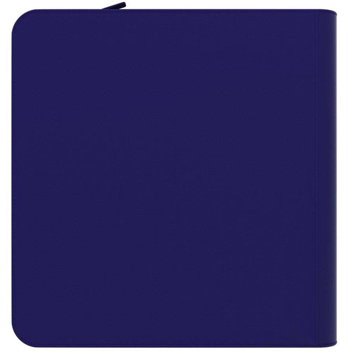 ARCANE FORTRESS: SOLID COLOR: PURPLE 12-POCKET ZIPPER BINDER