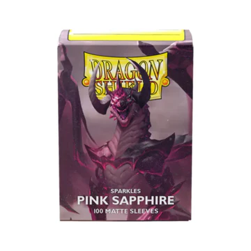 Dragon Shield Dual Matte Standard Sleeves - Pink Sapphire (100-Pack) - Dragon Shield Card Sleeves