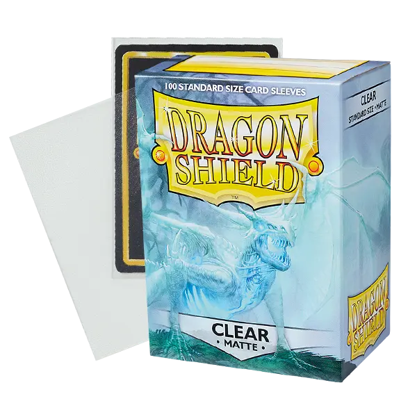 Dragon Shield Player's Choice Matte Sleeves - Matte Clear (100-Pack) - Dragon Shield Card Sleeves