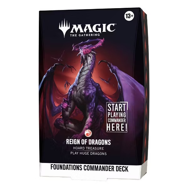 Magic The Gathering | Foundations Commander Deck - Reign of Dragons