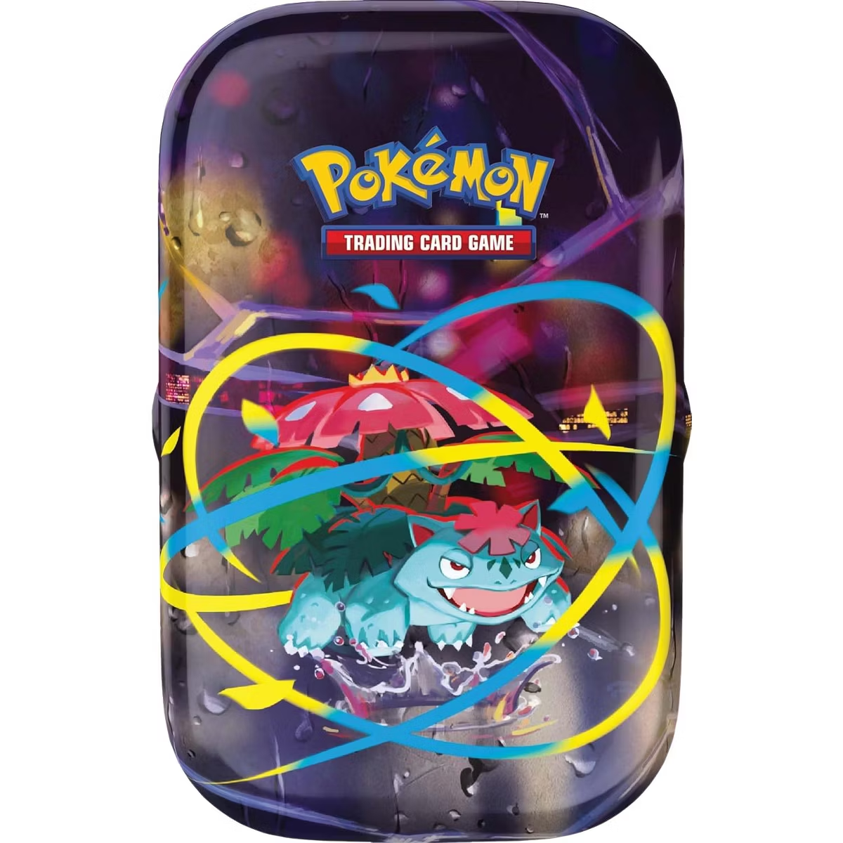 Pokémon TCG: Mega Heroes Mini Tin – Mega Venasuar (1 Sticker, 1 Art Card & 2 Booster Packs)
