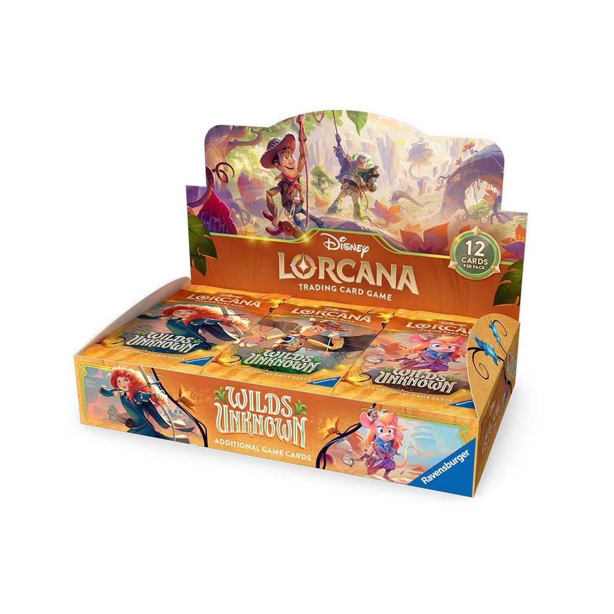 Disney Lorcana Trading Card Game: Wilds Unknown Booster Display Box