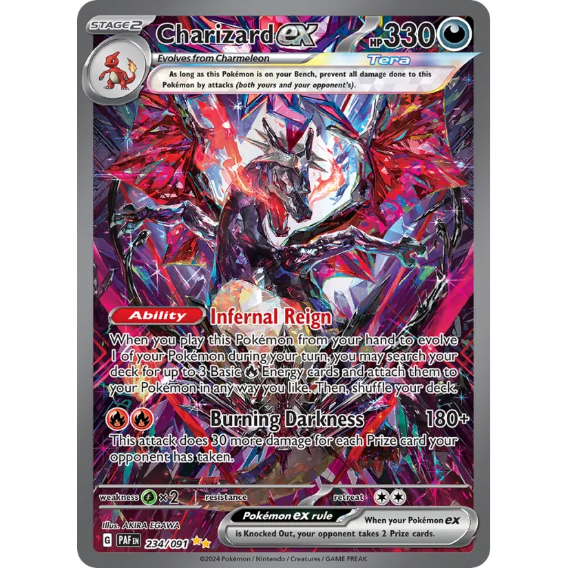 [NM] Charizard ex #234/091-SV: Paldean Fates