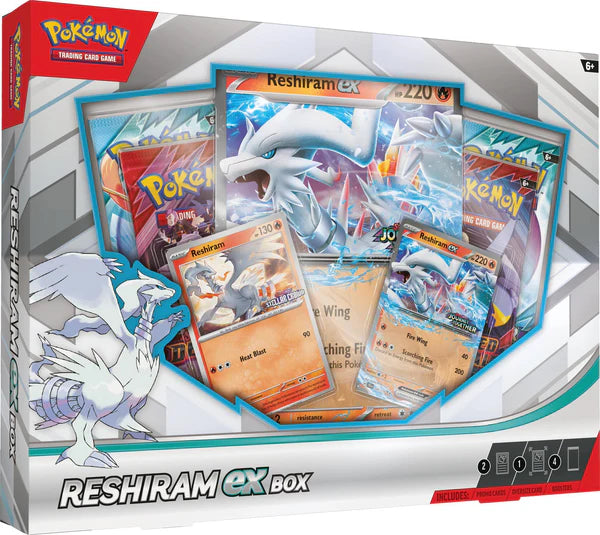 Pokemon TCG: Reshiram ex Box - 4 Packs, Promos