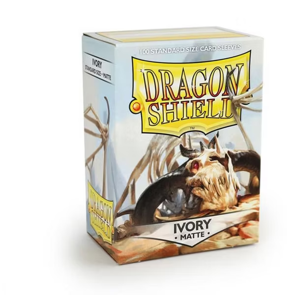 Dragon Shield Matte Dual Card Sleeves - Ivory (100-Pack) - Dragon Shield Card Sleeves