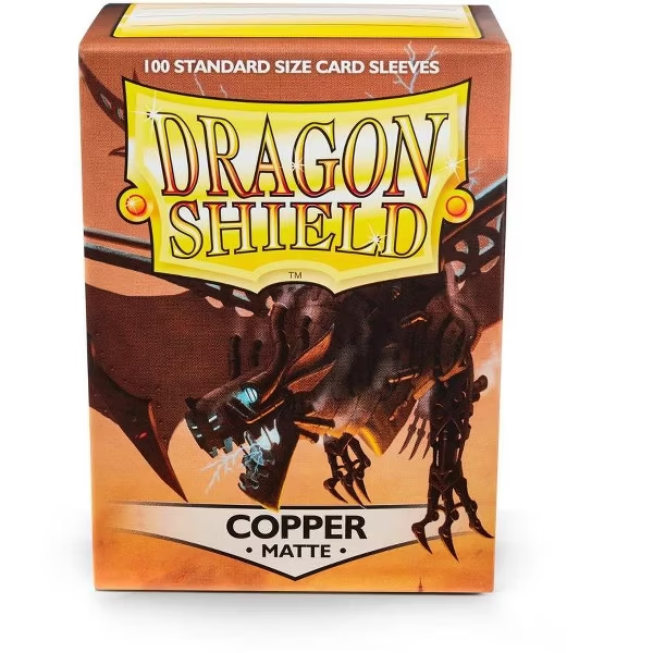Dragon Shield Matte Dual Card Sleeves - Copper (100-Pack) - Dragon Shield Card Sleeves