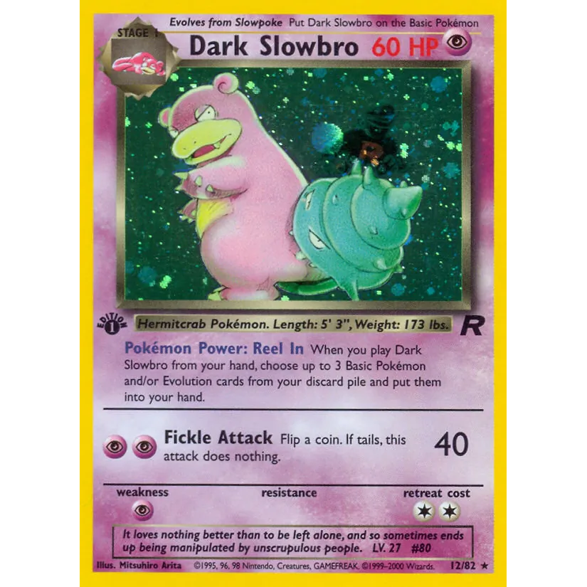 [NM] Dark Slowbro (12) #12/82-Team Rocket
