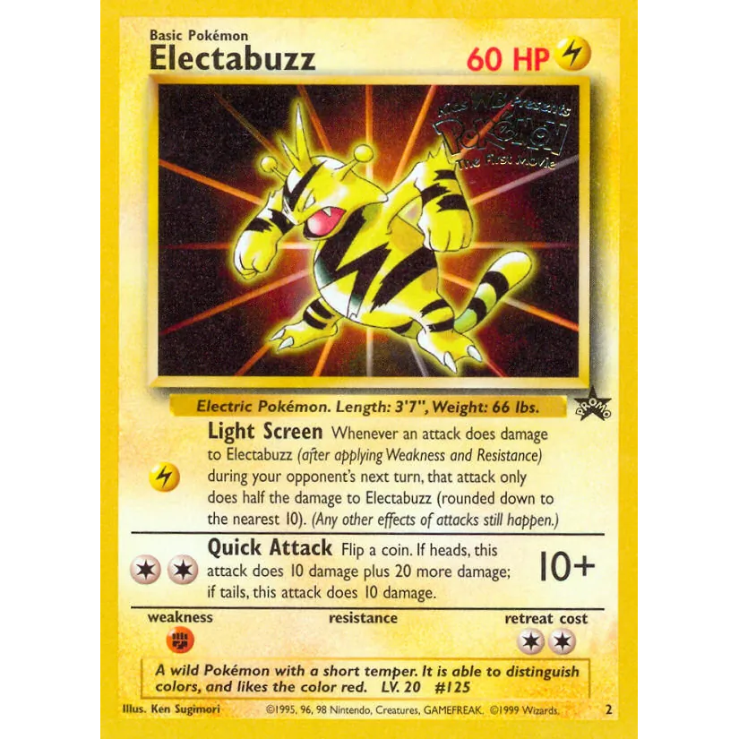 [NM] Electabuzz (Movie Promo) #02/53-WoTC Promo