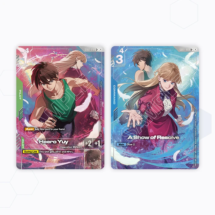 Gundam Card Game: Premium Accessory Set -Mobile Suit Gundam Wing- [PB01]