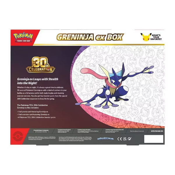 Pokemon Trading Card Game: 30th Celebration Ex Box (Styles May Vary)