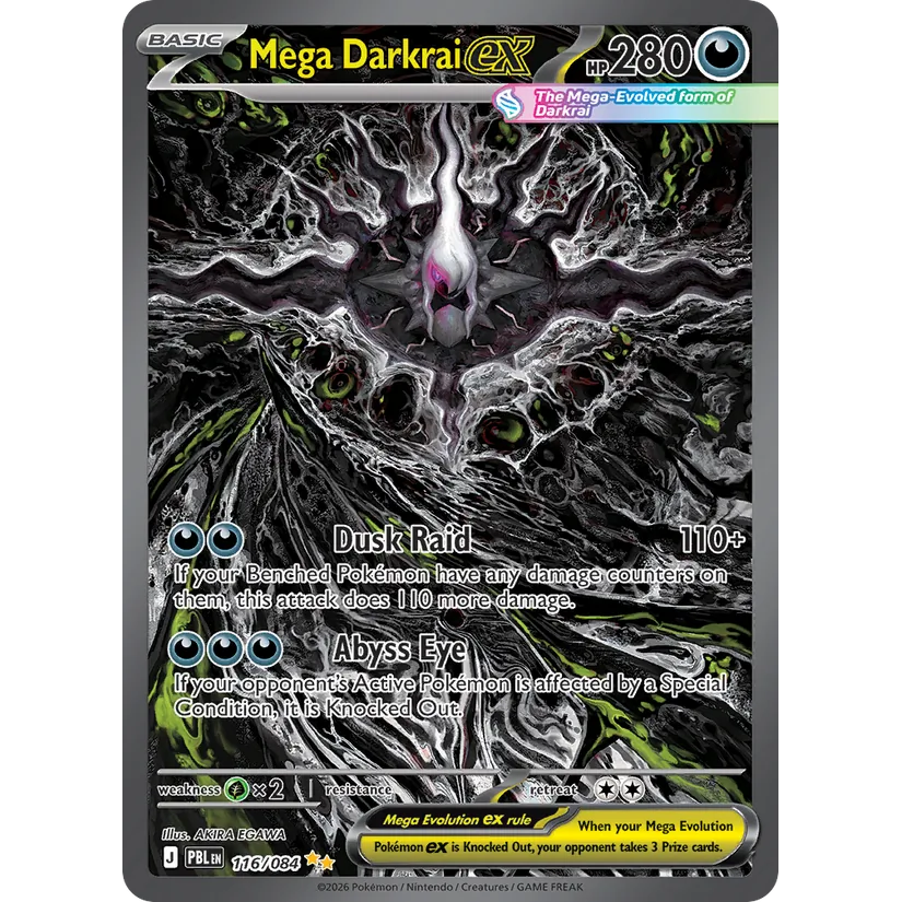 [NM] Mega Darkrai ex #116/084-ME05: Pitch Black