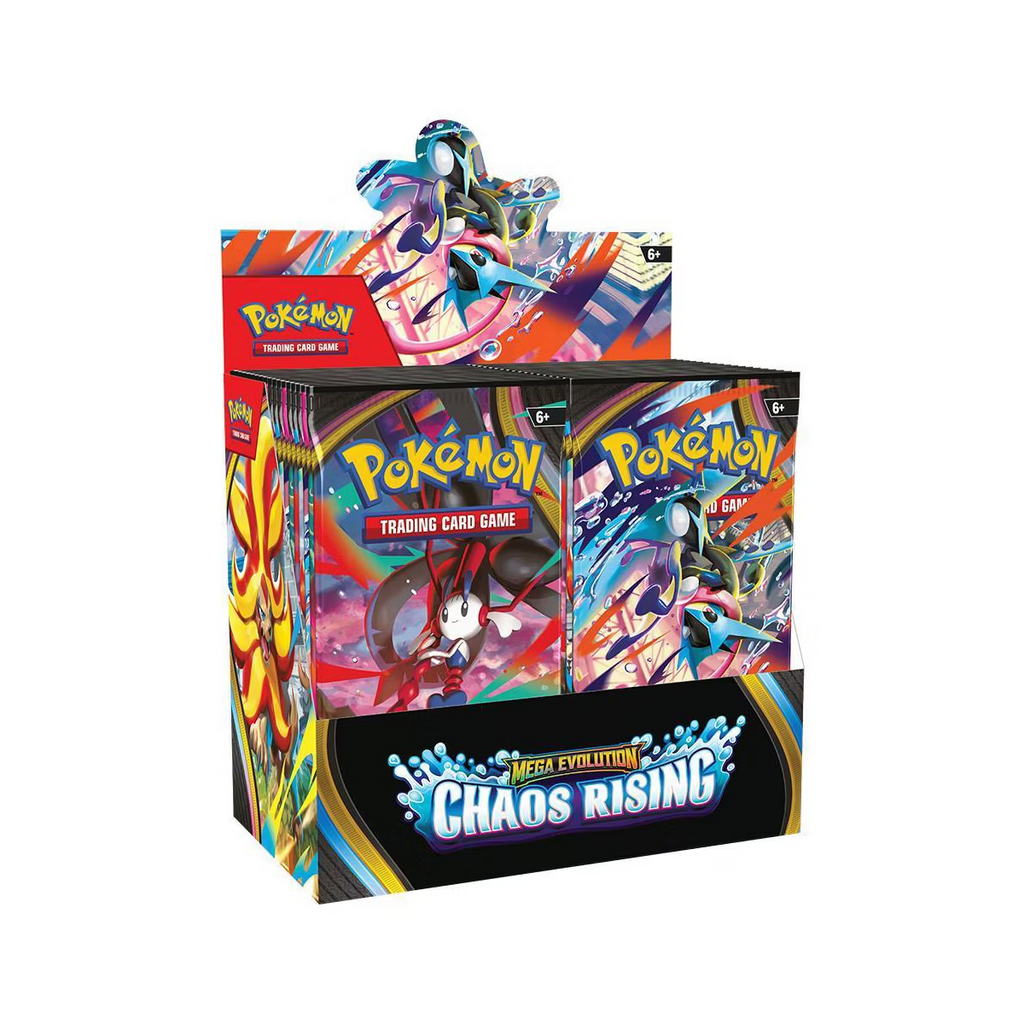 Pokémon Trading Card Game: Mega Evolution Chaos Rising Booster Display