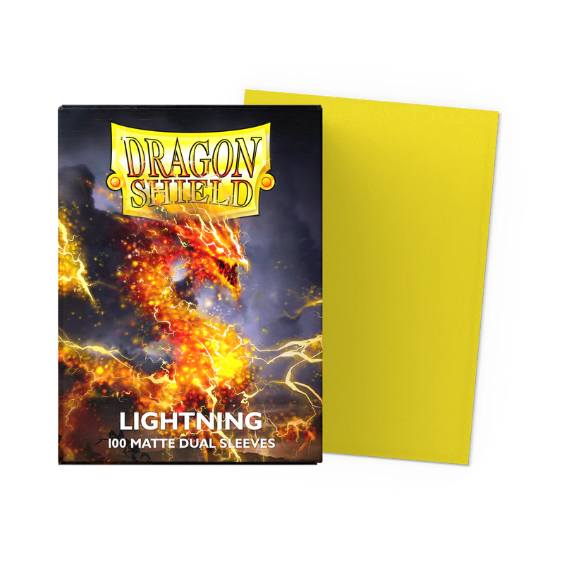 Dragon Shield Matte Dual Card Sleeves - Lightning (100-Pack) - Dragon Shield Card Sleeves (Copy)