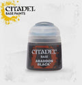 Warhammer Colour Paint: Base - Abaddon Black (12ml)