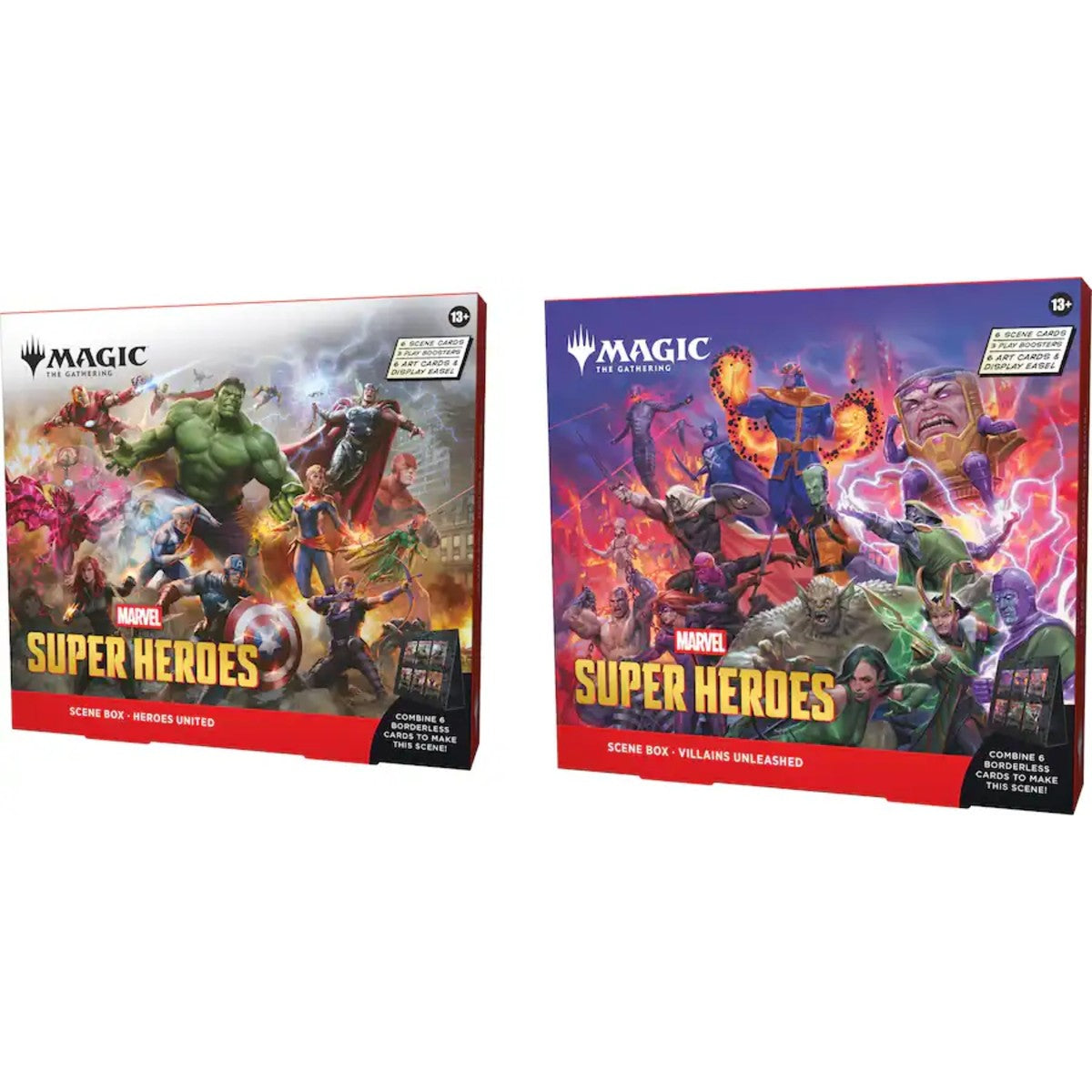 Wizards of The Coast - Magic: The Gathering Marvel Super Heroes Scene Box - Styles May Vary