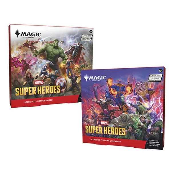 Wizards of The Coast - Magic: The Gathering Marvel Super Heroes Scene Box - Styles May Vary