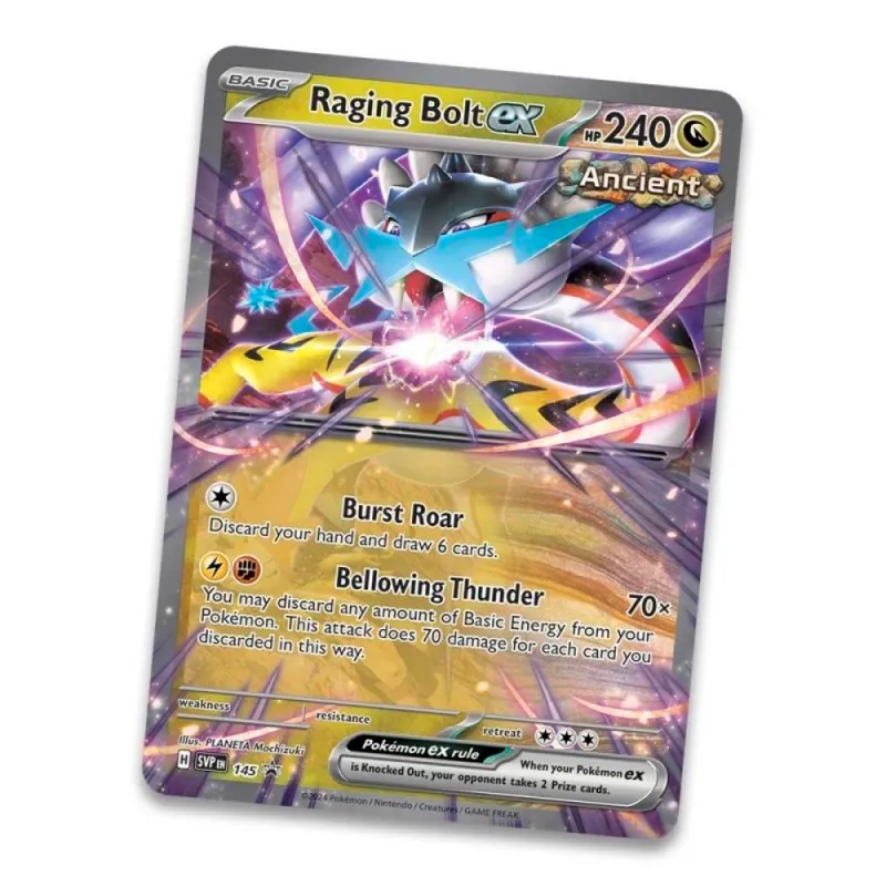 Pokemon TCG: Paradox Destinies: Tin - Raging Bolt ex