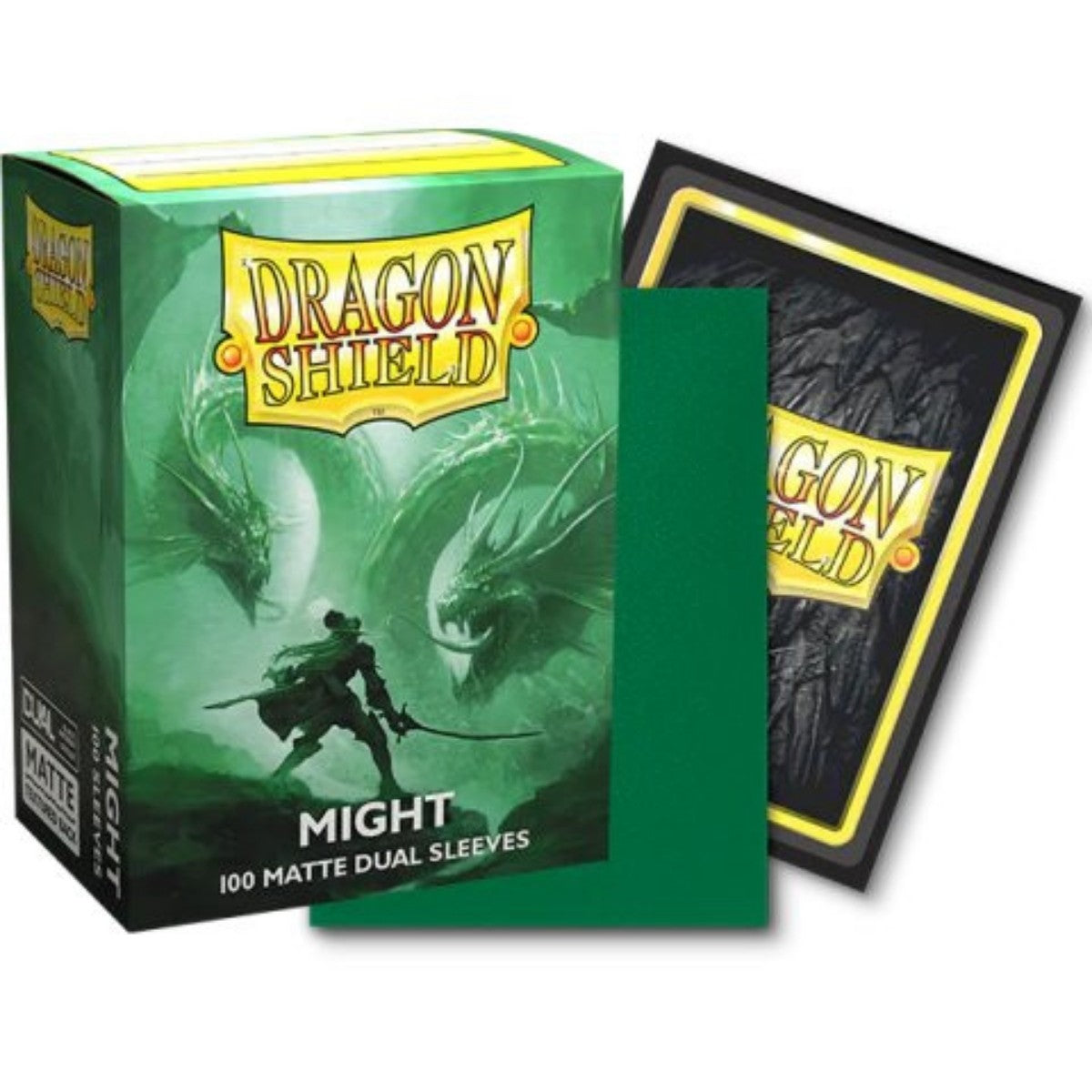 Dragon Shield Matte Dual Card Sleeves - Might (100-Pack) - Dragon Shield Card Sleeves
