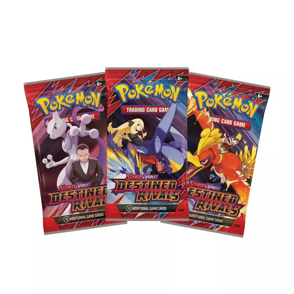 Pokémon Trading Card Game: Scarlet & Violet— Destined Rivals Three-Booster Blister Zebstrika