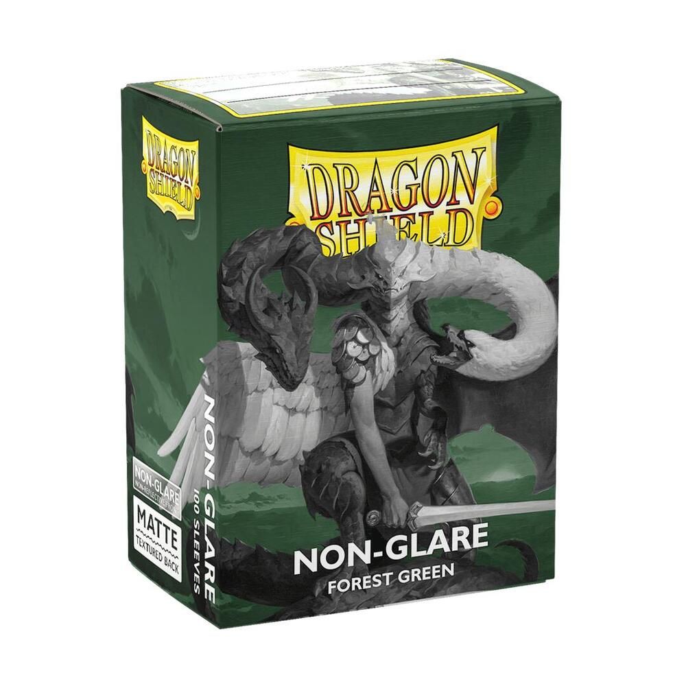 Dragon Shield Non-Glare Matte Forest Green Sleeves (100-Pack) - Dragon Shield Card Sleeves
