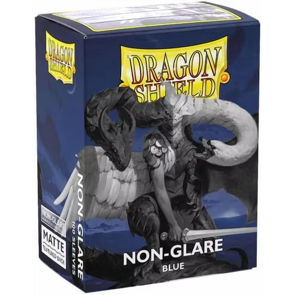 Dragon Shield Non-Glare Matte Blue Sleeves (100-Pack) - Dragon Shield Card Sleeves