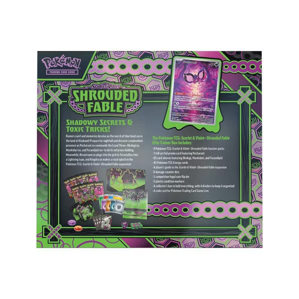 Pokemon TCG: Scarlet and Violet Shrouded Fable Elite Trainer Box